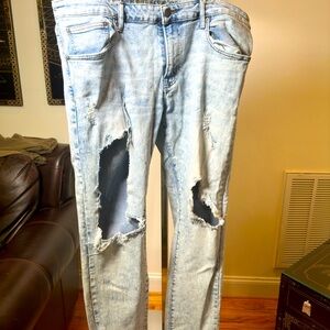 America eagle distressed Jean